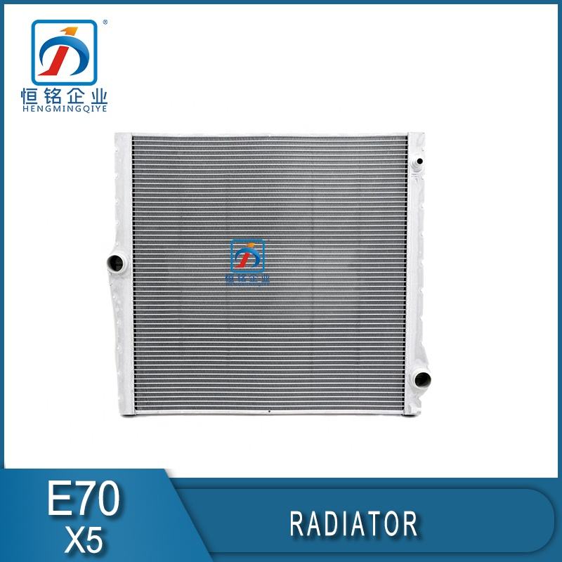 New Aluminium Radiator Six holes Water Cooler for X5 E70 3.0Si 4.8i 17117585036