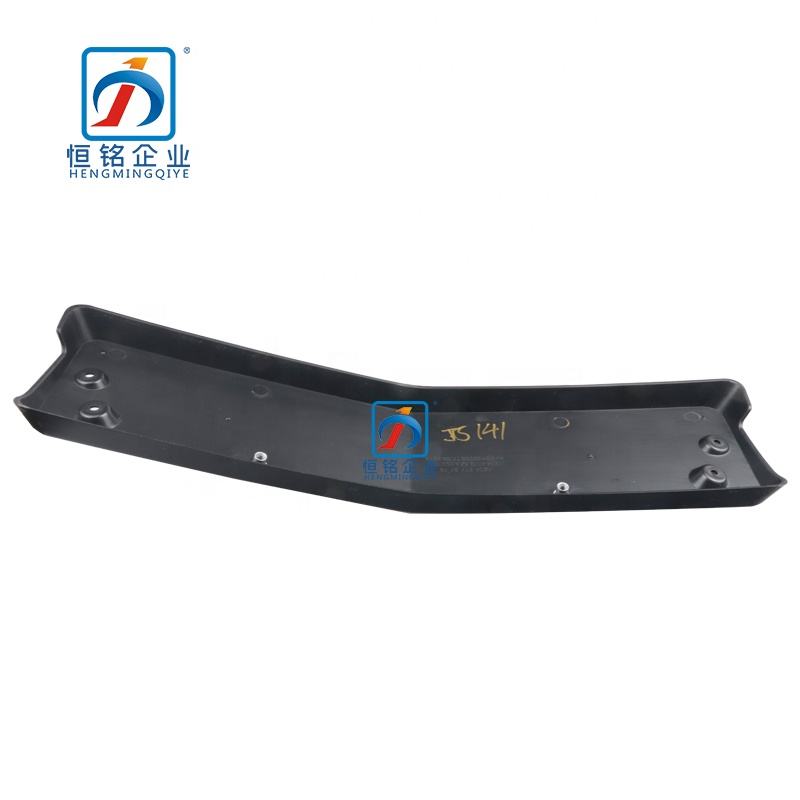 Brand New Replacement W204 Black Plastic Front Bumper License Plate Bracket