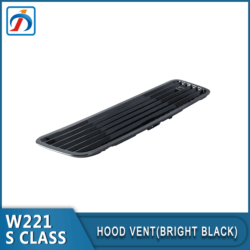 Black Plastic S63 S65 AMG W221 Car Hood Bonnet Grill for W221 2218800305