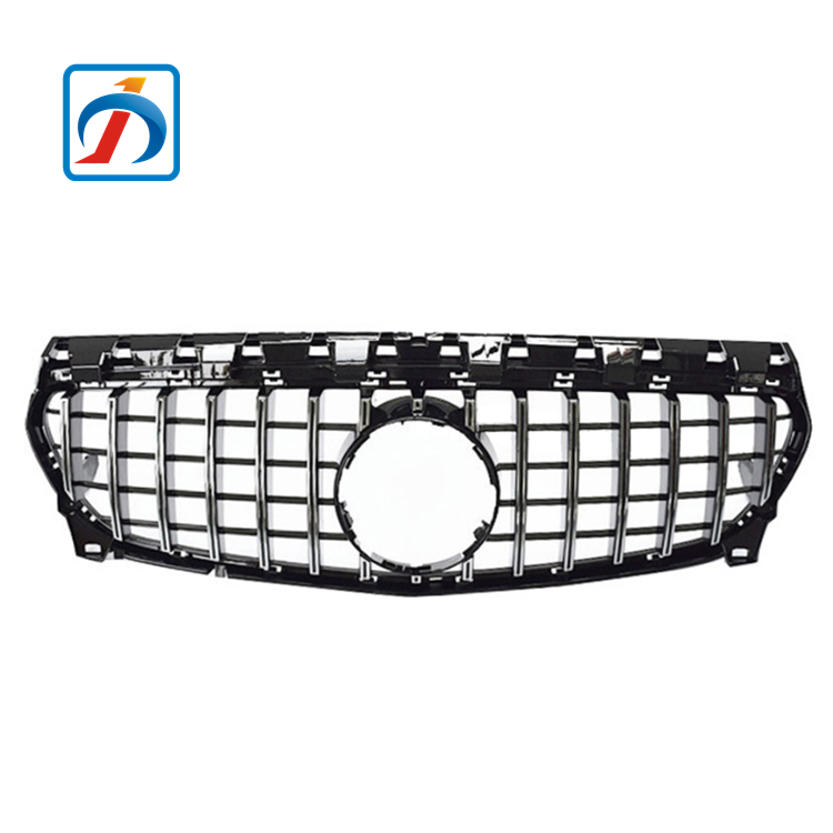 2008 2013 Silver C class W204 GTR Front Grill For 2048800023 C300 C350