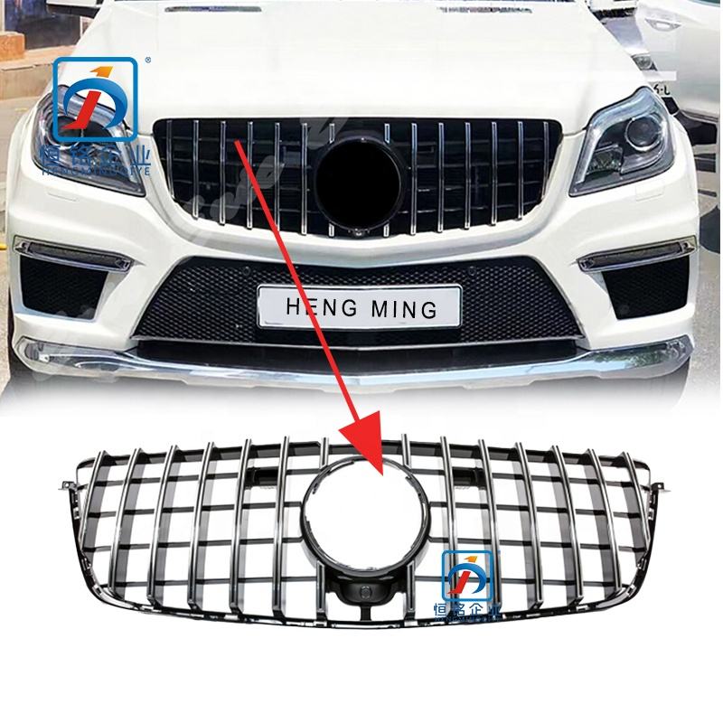 Car Accessories GT Style Front Bumper Grille GT Grille for GL W166 1668880460