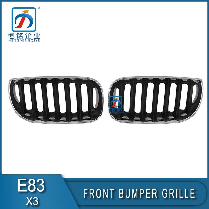 Semi-Chrome Grille Kidney Grill Front Bumper Upper grille for bmw X3 E83 51133402909