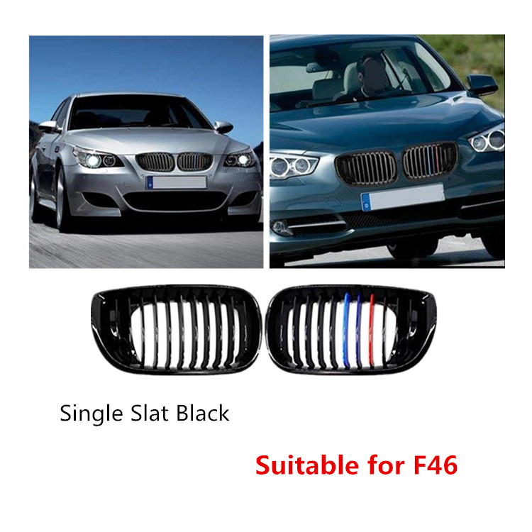 Grill for Front Bumper three Colors One Slat Pair 3 Series E46 Kidney