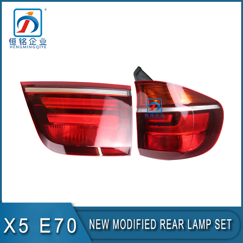 Auto Lighting System New Red Modified LED Rear Lamps Assembly Facelift Tail lights for BMW X5 E70