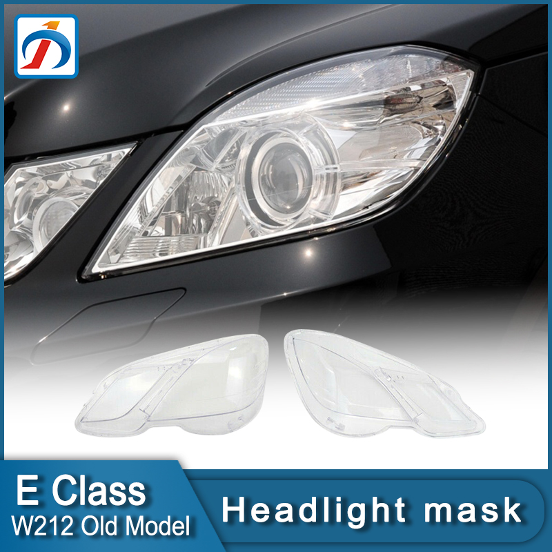 Clear 2009 2013 Old Model E Class W212 Head Light Lamp Lens Cover
