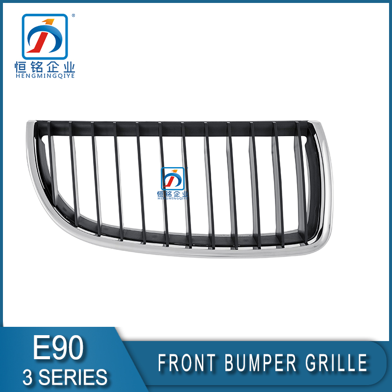 One Slat Matte Black Kidney E90 front grille For BMW 3 series E90 51137120007