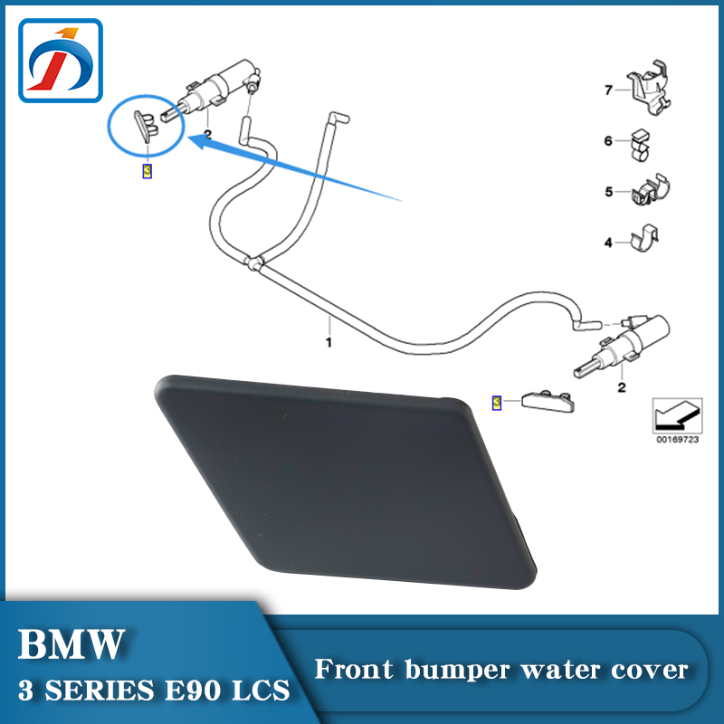 Auto Spare Parts rear Bumper Water Cover Auto Body Kit For 7 Series E66