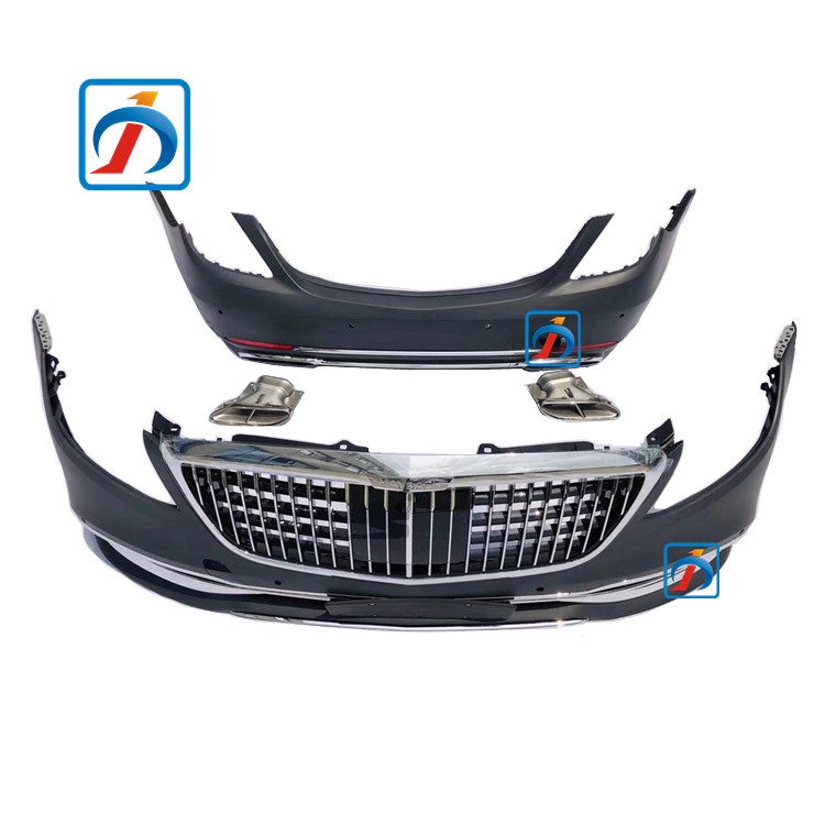 For benz W204 Front Bumper Side Skirt Exhaust Pipe W204 C63 Body Kit