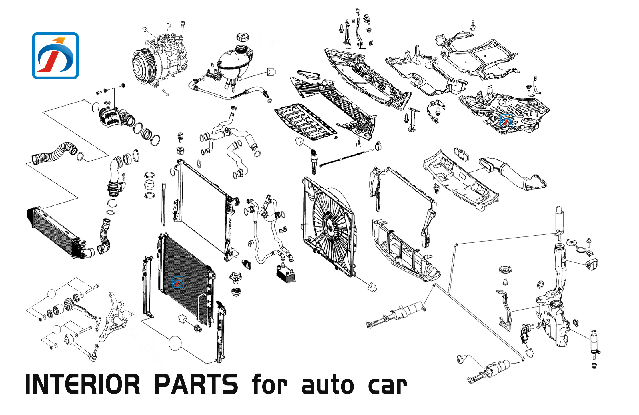 Assembly W164 Door Side Mirror For Mercedes Benz ML350 GL 1648105193