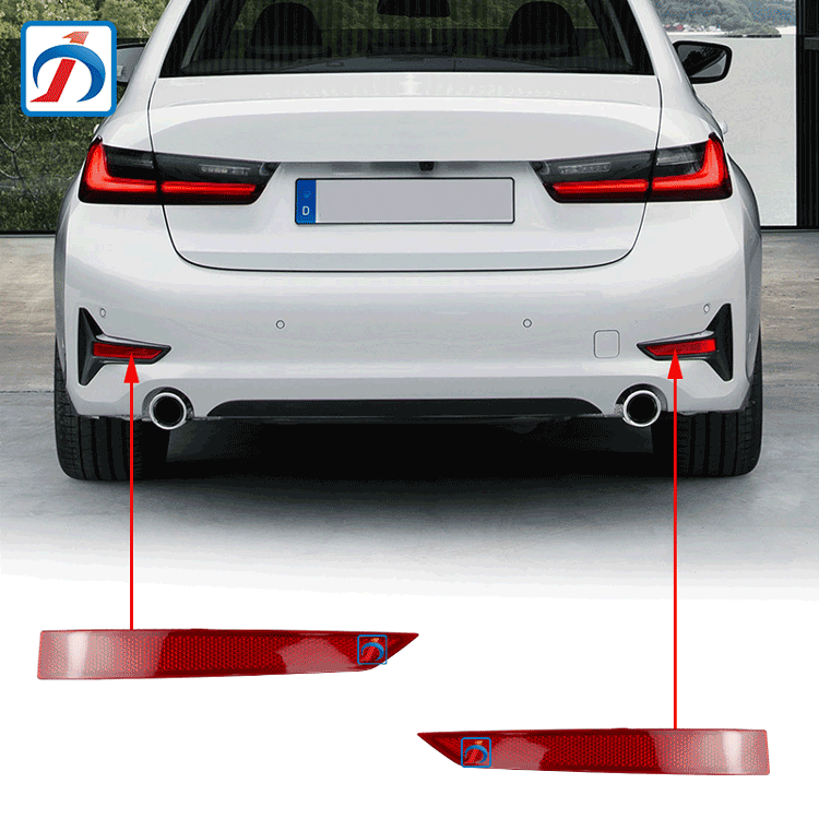 Rear Bumper Reflector Signal Light for BMW 3 Series F35 63147400209 63147400210