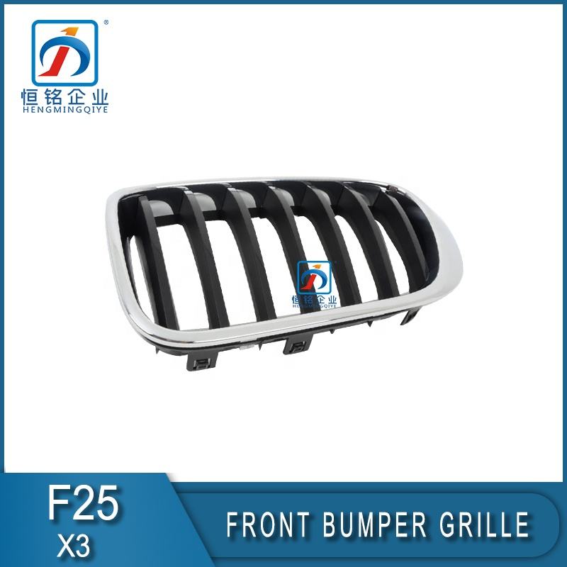 Front Kidney Grill Front Bumper Upper Grille for X3 F25 F26 51117338571