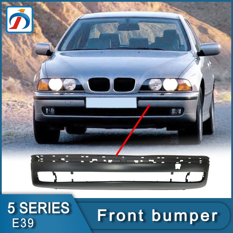 Classic Unpainted PP 5 Series E39 Front Bumper for 525i 528i 530i 540i